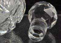 Hoare ABP Brilliant Globe Cologne Cut Glass Crystal Perfume Bottle 