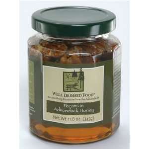 Pecans in Adirondack Honey:  Grocery & Gourmet Food