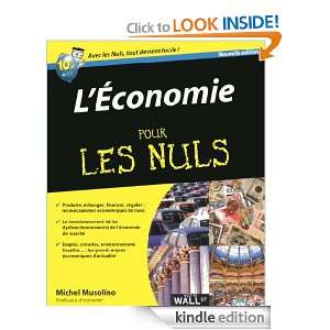 Economie Pour les Nuls (French Edition) Michel MUSOLINO, Marc 