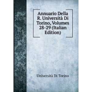   , Volumes 28 29 (Italian Edition) UniversitÃ  Di Torino Books