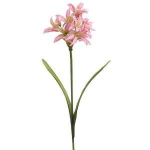  Club Pack of 24 Artificial Pink Nerine Lily Silk Flower 