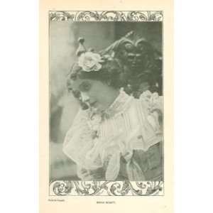  1899 Print Actress Miriam Nesbitt 