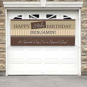  Personalized Birthday Banner   Special Day: Health 