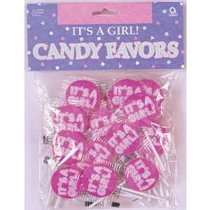  Lets Party By Amscan Candy Suckers   Its a Girl 