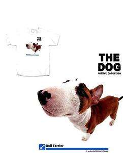 THE DOG ARTLIST t shirt BULL TERRIER pic sz L or XL  