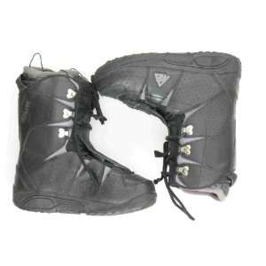  Used K2 Domain Black Gray Snowboard Boots Mens: Sports 