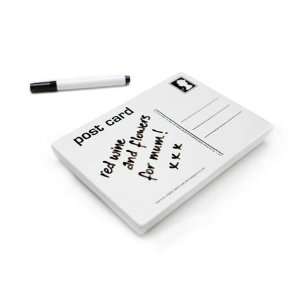  J Me Reusable Ceramic Post Card Memo Pad: Office Products