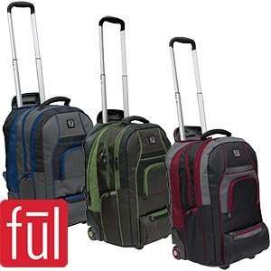  F?l 22 Nylon Wheeled Backpack(black/red) 