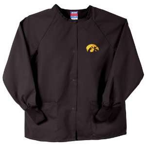 Iowa Hawkeyes NCAA Nursing Jacket (Black):  Sports 