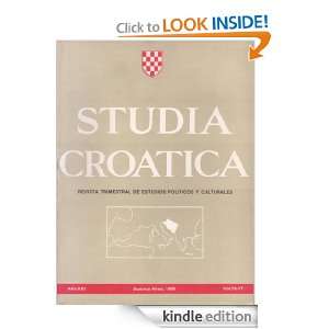Studia Croatica   números 76 77   1980 (Spanish Edition) (Kindle 