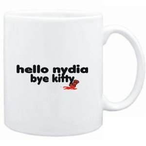  Mug White  Hello Nydia bye kitty  Female Names: Sports 