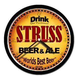  STRUSS beer and ale cerveza wall clock: Everything Else