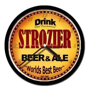  STROZIER beer and ale cerveza wall clock: Everything Else