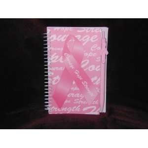  Great Gift Idea  Cancer Awareness Pink Ribbon Notebook 