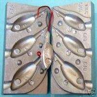 Medium Fish Jig mould 45 60 70 lure mold lead weight  
