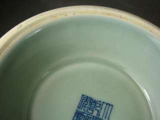 Here is a Fine Sky Blue Glaze Chinese Porcelain Vase*An Long* 