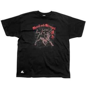  SPEED & STRENGTH OFF THE CHAIN T SHIRT BLACK MEDIUM 