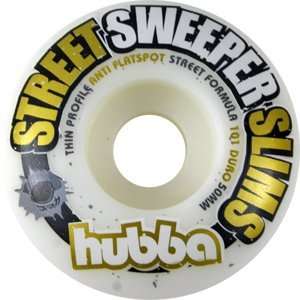 Hubba Street Sweepers Slim 50mm Skateboard Wheels (Set of 4):  