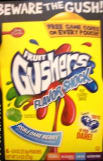 FRUIT GUSHERS FLAVOR SHOCK DOUBLR DARE BERRY  