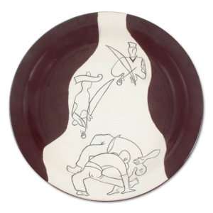    Ceramic centerpiece, Capoeira Champions Kitchen & Dining