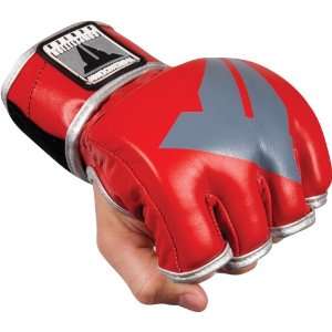 Throwdown MMA Competition Fight Gloves, RD/SV, REG:  Sports 