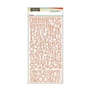 Stoney Creek State Fair Cardstock Alphabet Stickers 6X12 Sheet Pink 