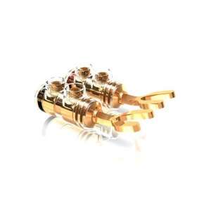   Connector   24K Gold OFC   4 Pieces   Made In Germany: Electronics