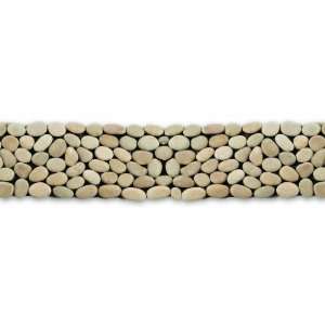   Stone Mosaic Border Floor Wall Tile (One Sheet Only): Home Improvement