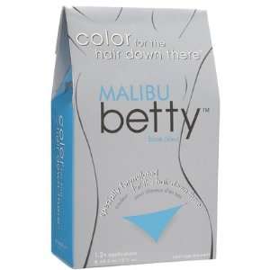 Betty Beauty Color Kit for the Hair Down There, Malibu (Blue) 2 oz 