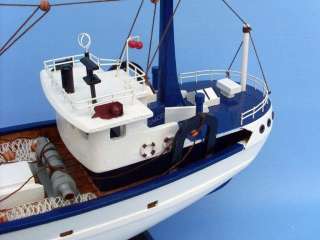 Calm Seas 19 Model Fishing Boat Replica Nautical Decor  