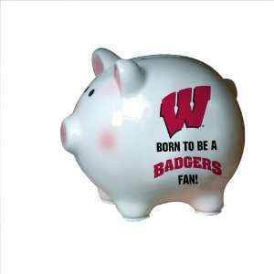 Memory Company Wisconsin Badgers Born to Be Piggy Bank:  
