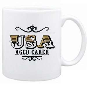  New  Usa Aged Carer   Old Style  Mug Occupations: Home 