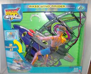 Max Steel MX 33 Wind Raider 2001 Mattel  