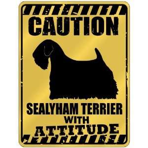   : Sealyham Terrier With Attitude  Parking Sign Dog: Home & Kitchen