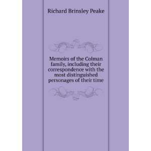   distinguished personages of their time Richard Brinsley Peake Books