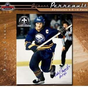  Gilbert Perreault Autographed/Hand Signed Buffalo Sabres 8 