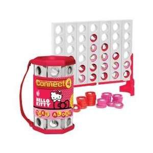  Hello Kitty Connect 4 Roll n Go Game: Toys & Games