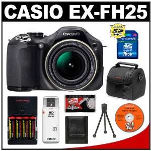  Casio Exilim EX FH25 High Speed 20x Zoom Digital Camera 