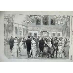   1855 Grand State Ball Windsor Castle Men Women Dancing