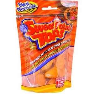  Beefeaters Sweet Potato Tops Dog Treats 2 10 Pack 2.5 Inch 