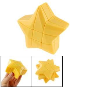  Como Portable Yellow Plastic Intelligence Puzzle Star Toy 