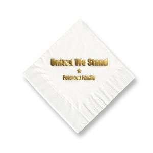  Personalized Stationery   United We Stand Foil Stamped 