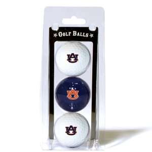  NCAA Golf Ball   Pack of 3 Team: Auburn Tigers: Sports 