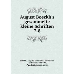   Ascherson, Ferdinand,Eichholtz, Paul,Bratuscheck, Ernst Boeckh Books