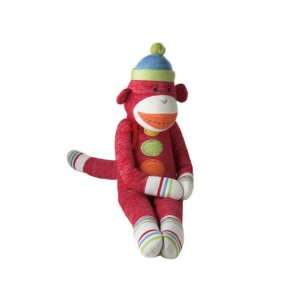   Red Sock Monkey Acrylic Yarn and Magnet by Midwest CBK