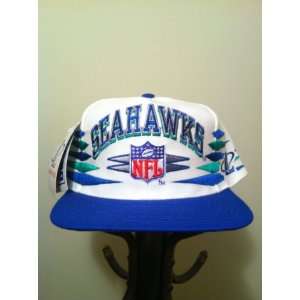 Seattle Seahawks Vintage (Home) Spike Snapback Hat 