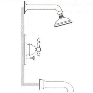  Rohl ACKIT31LP STN, Rohl Bathtub & Shower Sets, Pressure 