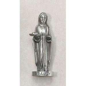 Pewter 3 Statue St. St Lucy 