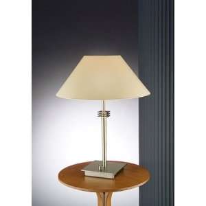 Holtkotter 6122 SN CCO One Light Table Lamp, Satin Nickel Finish with 