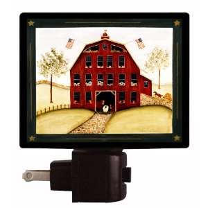  Country and Folk Style Night Light   Barn View   LED NIGHT 